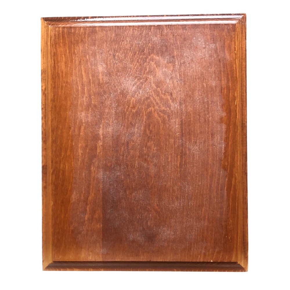 Blank Wood Wall Hanging with Notches to Hang Landscape or Portrait